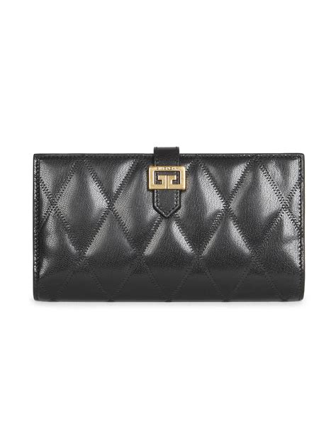 givenchy leather and canvas black woman's wallet in dubai|Givenchy Wallets & Purses for Women .